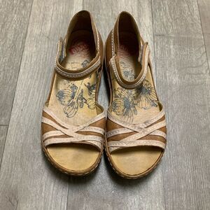 Womens Brako Leather‎ Strap Open Sandals
